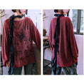 Load image into Gallery viewer, [Kokaisha---Butterfly Gin Series] ★Chinese-style top★ Happi coat, outerwear, unique, embroidered, butterfly, retro, easy to match
