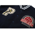 Load image into Gallery viewer, [Satoru Series]★Jacket★ Stadium jacket outerwear, unisex, men's, navy, stylish, easy to match
