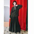 Load image into Gallery viewer, ✿New item! [Kokaisha---Toyama Ukifu Series]★China style pants★Bottoms Trousers Casual Gaucho pants Black Black
