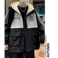 Load image into Gallery viewer, [ZUOFEILI Series] ★Jacket★ 3color outerwear unisex men's casual color scheme hooded
