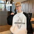 Load image into Gallery viewer, [NANSHI Series] ★Tops★ 2color Sweatshirt Unisex Men's Black White Color Scheme Casual
