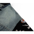 Load image into Gallery viewer, [LAN DIAO series]★China style outerwear★China style jacket switching unique denim blue black
