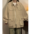 Load image into Gallery viewer, [SENSU Series]★Jacket★ 3color outerwear unisex men's corduroy green beige coffee color
