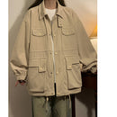 [SENSU Series]★Jacket★ 3color outerwear unisex men's corduroy green beige coffee color