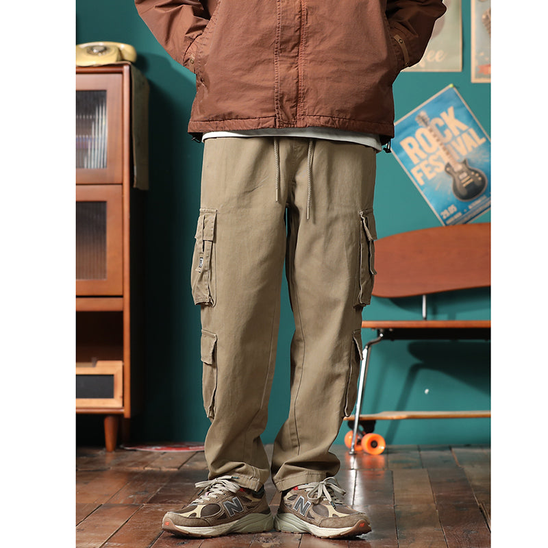 [Thirty-six Street Series] ★Casual Pants★ 2color Pants Bottoms Unisex Men's Elastic Waist