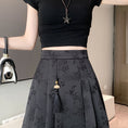 Load image into Gallery viewer, [SANMUZI Series]★China style skirt★Bottoms Mini length skirt Cute easy to match pleated skirt
