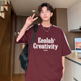 Gallery viewerに画像を読み込む, 【NANSHIシリーズ】★Tシャツ★ 6color トップス 半袖 男女兼用 メンズ 配色 おしゃれ 夏服 合わせやすい
