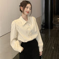 Load image into Gallery viewer, [KEKELI Series]★China style shirt★ 2color tops long sleeve shirt cute easy to match ladies
