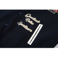 Load image into Gallery viewer, [Satoru Series]★Jacket★ Stadium jacket outerwear, unisex, men's, navy, stylish, easy to match
