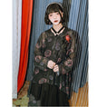 Load image into Gallery viewer, [Kogaisha---Flower Bone Series] ★Chinese-style outerwear★ Thin outerwear, sun protection, sheer, floral pattern, comes with hat
