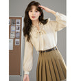 Load image into Gallery viewer, [GUIDUO Series] ★Shirt★ Tops Long Sleeve Shirt Blouse Improve Your Style Date Work V-neck Chiffon
