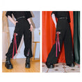 Load image into Gallery viewer, [Kokaisha Series] ★China style pants★ Chiffon gaucho pants Spring/Summer Loose Black Black SML XL
