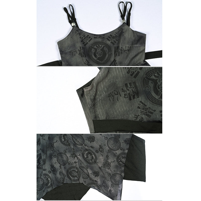 [Daiseiryuu 4 Series] ★Chinese-style tops★ Outerwear, shirts, long-sleeved shirts, sun protection, Chinese clothing, gray