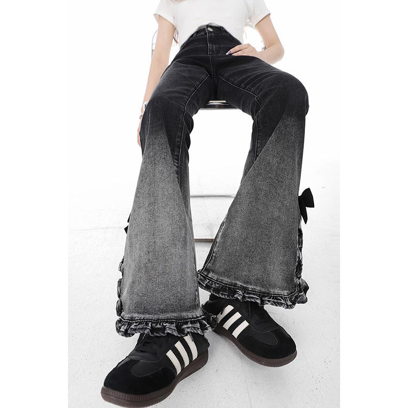 [BIGEMAN Series] ★Denim pants★ 2 colors Bottoms Unisex Men's Casual Simple Easy to match