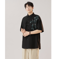 Load image into Gallery viewer, [Gao Jie Series] ★Chinese-style tops★ 2 colors Shirts Short sleeves Unisex Men's Large sizes Unique Casual
