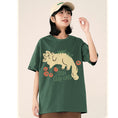 Gallery viewerに画像を読み込む, 【Funkyapeシリーズ】★Tシャツ★ 9color トップス 半袖 レディース コットン 猫 ねこ ネコ 猫柄 黒 白 青 緑 赤
