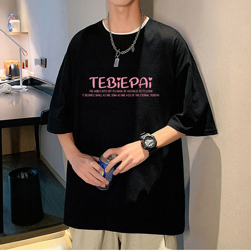 【TBPシリーズ】★Tシャツ★ 5color トップス 半袖 男女兼用 メンズ 大きいサイズ コットン 雪山 プリント