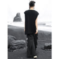 Load image into Gallery viewer, [Big Blue Dragon Series]★China style trousers★Bottoms Gaucho pants Loose Casual Black Black
