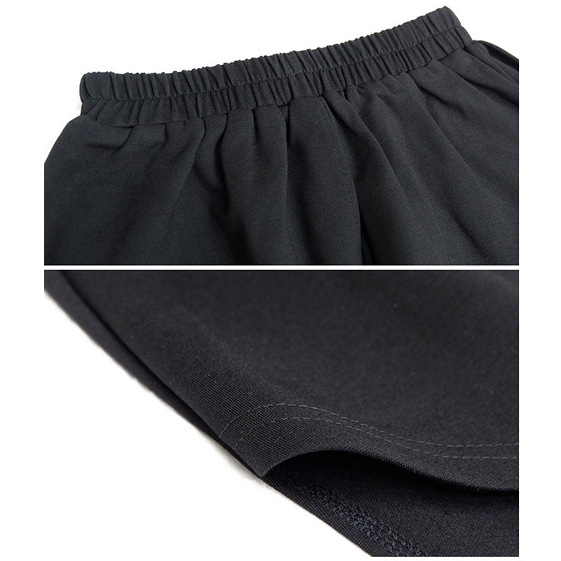 [XIHA Series] ★Shorts★ 3 colors Bottoms Shorts Unisex Men's Switching Black Beige Green