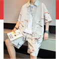 Load image into Gallery viewer, [WUSHE Series] ★Chinese style set up★ 3 colors Shirt + shorts Unisex Men's Large size Cool
