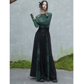 Load image into Gallery viewer, [Big Blue Dragon Series]★China style trousers★Bottoms Gaucho pants Loose Casual Black Black
