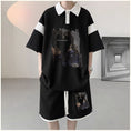 Load image into Gallery viewer, [WUSHE Series] ★Chinese style set up★ 3 colors Shirt + shorts Unisex Men's Large size Cool
