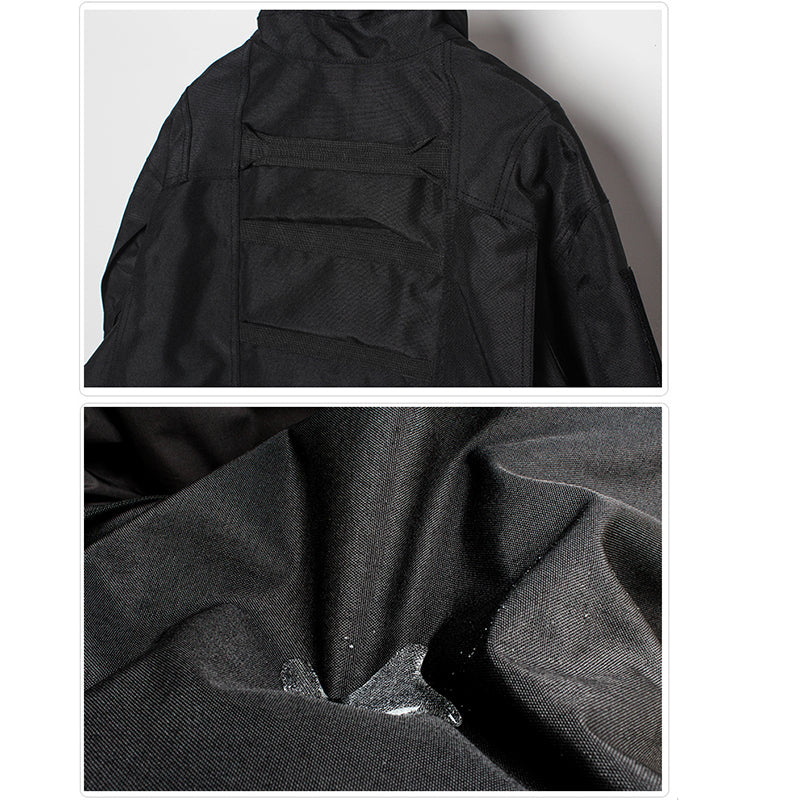 [WL Series] ★Jacket★ Outerwear Unisex Men's Design Casual Black Black