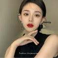 Load image into Gallery viewer, [Picalela Series]★China Style Earring★ Earrings Accessories Women's Long Length Improves Temperament Black
