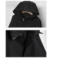 Load image into Gallery viewer, [WL Series] ★Jacket★ Outerwear with hood, unisex, men's black, black, easy to match, unique
