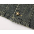 Load image into Gallery viewer, [LHSEN Series] ★Outer★ Denim Jacket Jacket Jeans Mini Length Ladies Color Scheme
