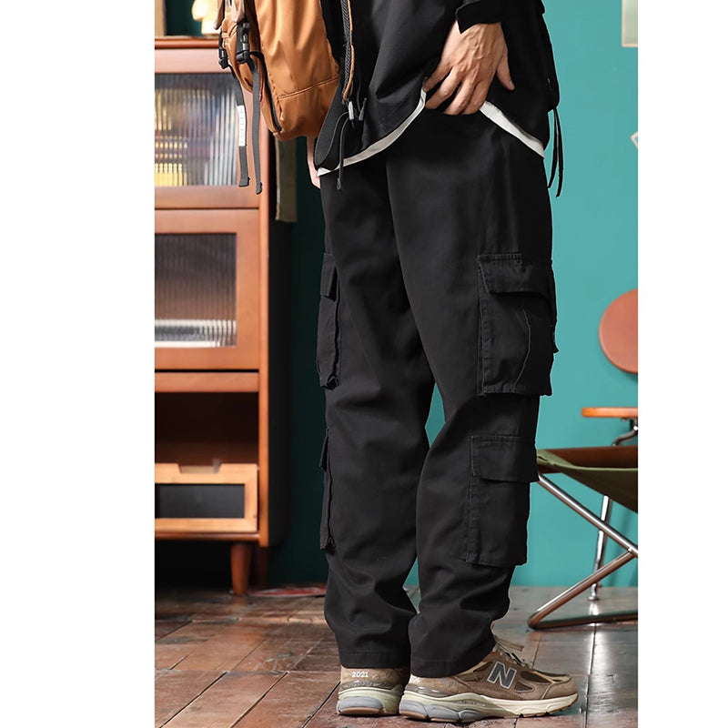 [Thirty-six Street Series] ★Casual Pants★ 2color Pants Bottoms Unisex Men's Elastic Waist