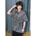 Load image into Gallery viewer, [Kokaisha---Dragon Dye Series] ★Chinese-style tops★ Short-sleeved tops, short-sleeved shirts, prints, tie-dyeing, unique, original
