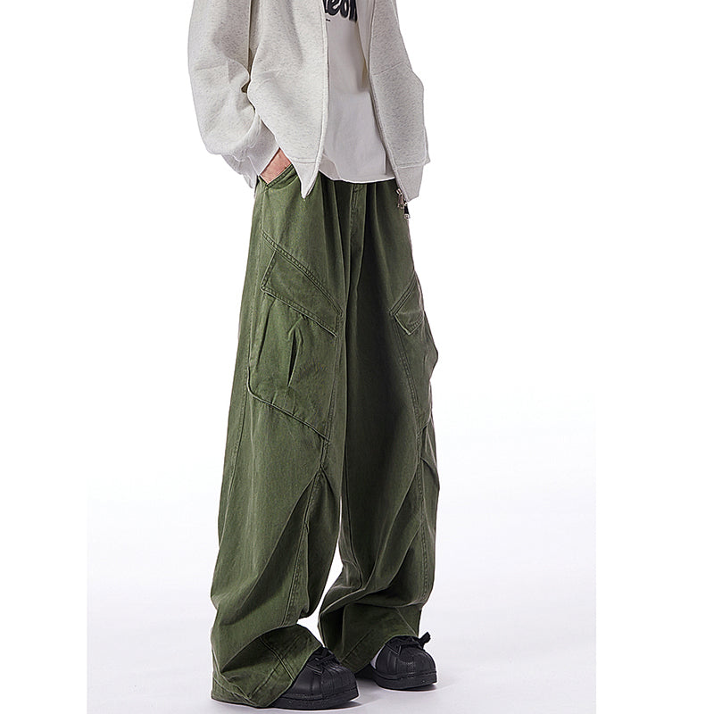 [BIGEMAN Series] ★Denim pants★ 2 colors Bottoms Unisex Men's Casual Simple Easy to match