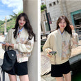 Load image into Gallery viewer, [LANLAN Series]★China style outerwear★2color jacket, floral pattern, stadium jacket, casual, easy to match
