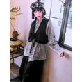 Load image into Gallery viewer, [Kokaisha---Butterfly Gin Series] ★Chinese-style top★ Happi coat, outerwear, unique, embroidered, butterfly, retro, easy to match
