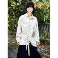 Load image into Gallery viewer, [Kokaisha---Butterfly Gin Series] ★Chinese-style top★ Happi coat, outerwear, unique, embroidered, butterfly, retro, easy to match
