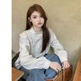 Load image into Gallery viewer, [YIHAO Series]★Shirt★ Tops Long Sleeve Shirt Women's Simple Stand Neck Retro Easy to Match
