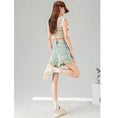 Load image into Gallery viewer, [Flower Series] ★Shorts★ Shorts Pants Denim 2color Easy to match Summer SML Blue Black
