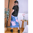 Load image into Gallery viewer, [Big Blue Dragon Series]★China style trousers★Bottoms Gaucho pants Loose Casual Black Black
