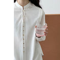 Load image into Gallery viewer, [Tachibana Series]★Shirt★ Tops, long sleeve shirts, women's, improves temperament, simple, white, easy to match
