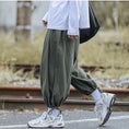 Load image into Gallery viewer, [PPDJ Series] ★Chinese-style pants★ 4 colors, 9/10th length pants, bottoms, unisex, men's, large size, plain, simple
