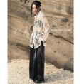 Load image into Gallery viewer, [Big Blue Dragon Series]★China style trousers★Bottoms Gaucho pants Loose Casual Black Black
