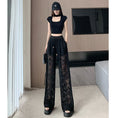 Load image into Gallery viewer, [PPG Series] ★Chinese-style pants★ 2 colors Bamboo Casual pants Trousers Bottoms Unisex Men's Large size Cool Thin Summer clothes Black Gray
