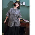 Load image into Gallery viewer, [Kokaisha---Dragon Dye Series] ★Chinese-style tops★ Short-sleeved tops, short-sleeved shirts, prints, tie-dyeing, unique, original
