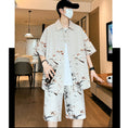 Load image into Gallery viewer, [WUSHE Series] ★Chinese style set up★ 3 colors Shirt + shorts Unisex Men's Large size Cool
