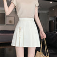 Load image into Gallery viewer, [SANMUZI Series]★China style skirt★Bottoms Mini length skirt Cute easy to match pleated skirt
