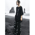 Load image into Gallery viewer, [Big Blue Dragon Series]★China style trousers★Bottoms Gaucho pants Loose Casual Black Black
