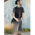 Load image into Gallery viewer, [Daiseiryusu Series] ★Chinese style tops★ T-shirt, tie-dye, slimming, fake layered, Chinese style
