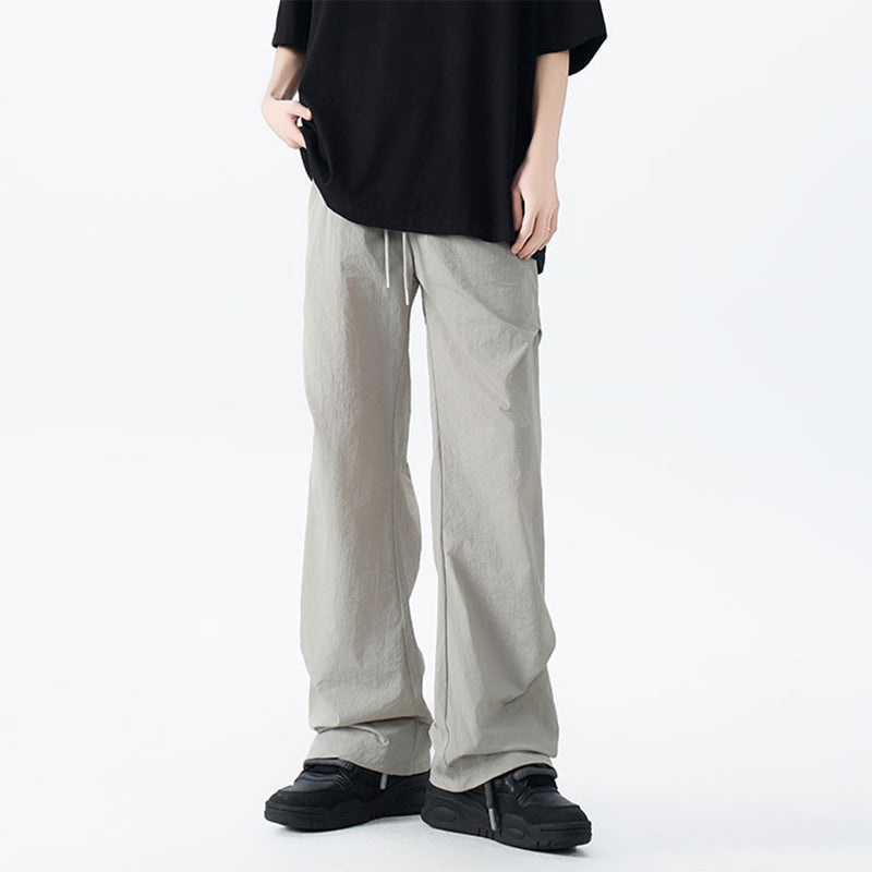 [Vesibo Series] ★Casual pants★ 4 colors Pants Bottoms Unisex Men's Large size Simple