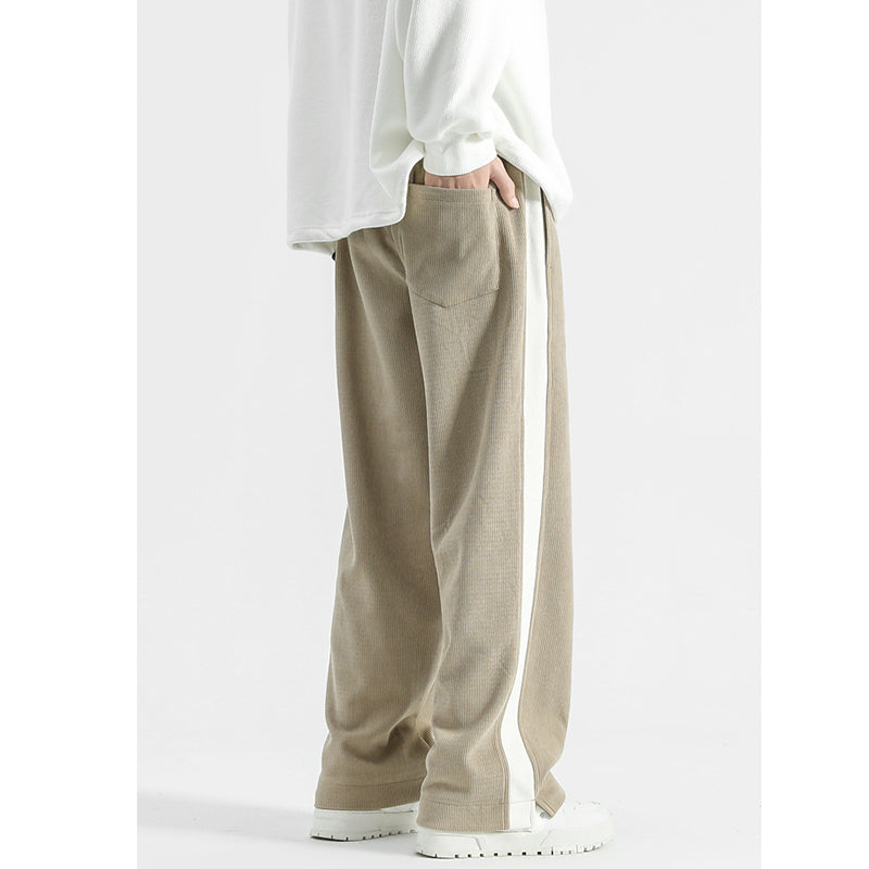 [Satoru Series]★Pants★ 3color Casual Pants Bottoms Unisex Men's Large Size Casual Simple Color Scheme